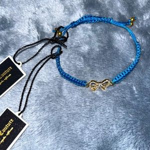 Juicy Couture adjustable rope bracelet